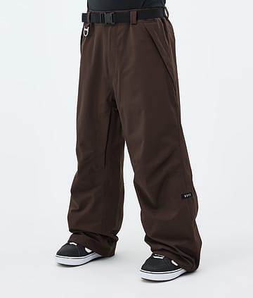 Big Snowboard Pants Men Dark Brown