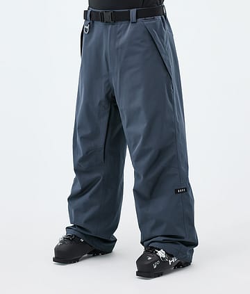 Big Ski Pants Men Metal Blue