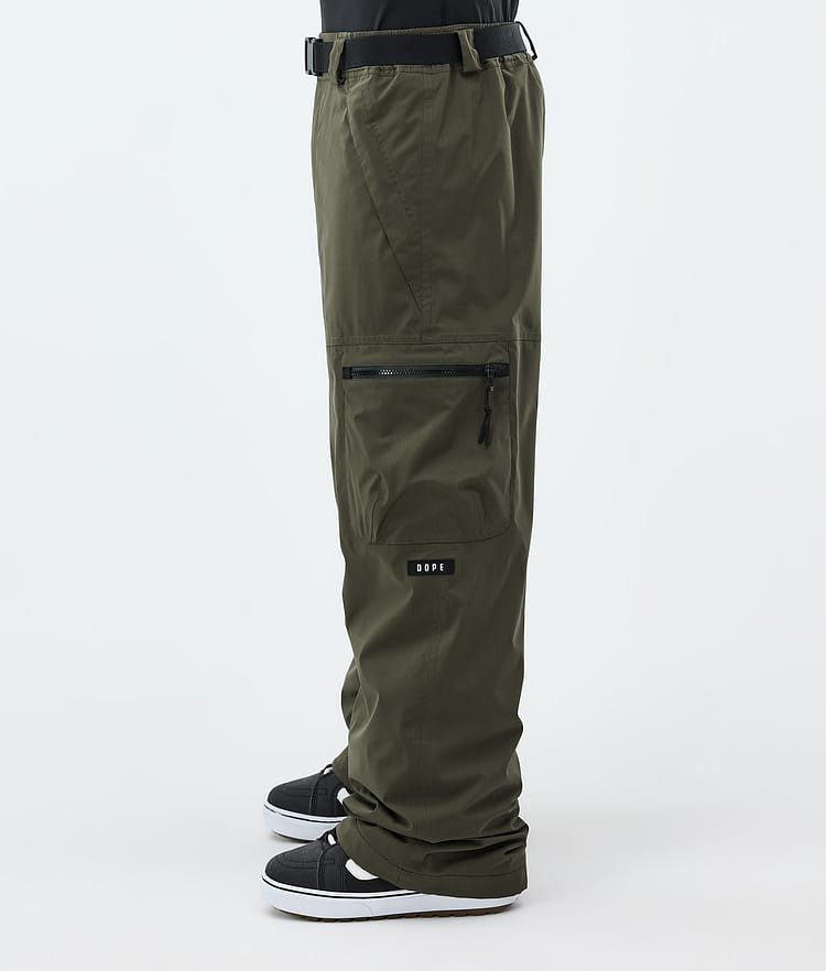 Apex Pantaloni Snowboard Uomo Olive Green, Image 3 of 6