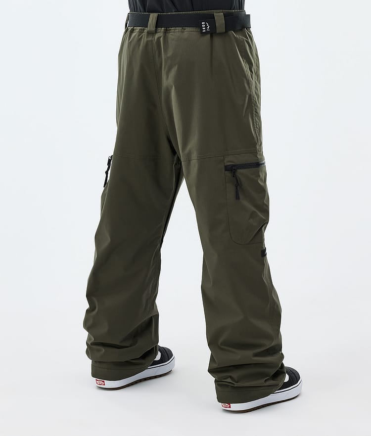 Apex Pantaloni Snowboard Uomo Olive Green, Image 4 of 6