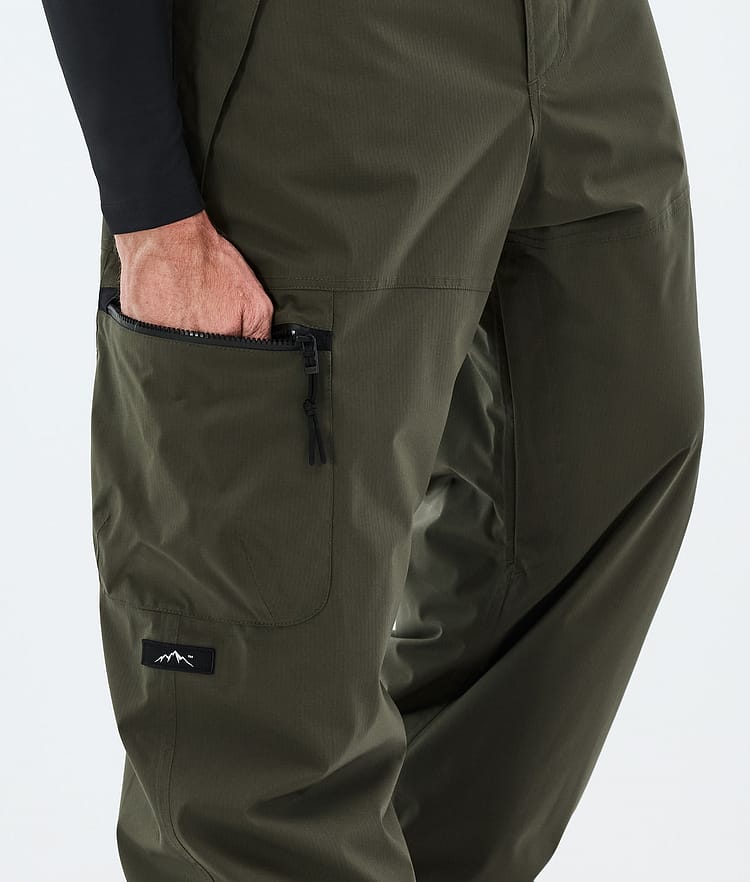 Apex Pantaloni Snowboard Uomo Olive Green, Image 6 of 6