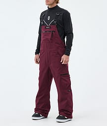 Dope Vertex Snowboard Pants Men Burgundy