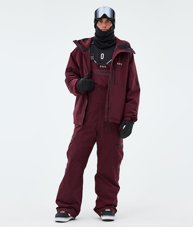 Vertex Snowboardhose Herren Burgundy, Image 2 of 7