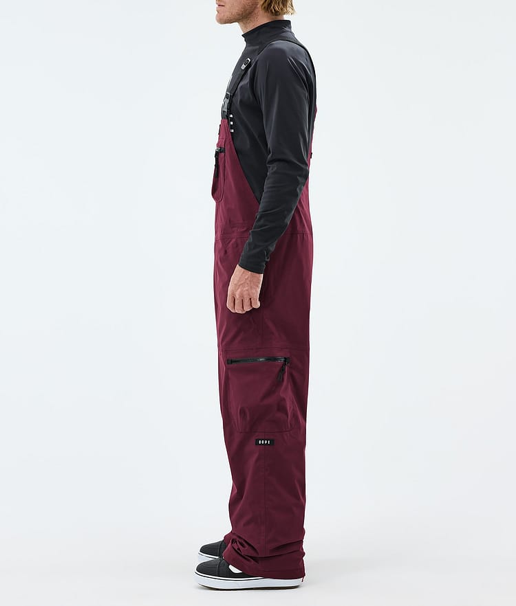 Vertex Snowboardhose Herren Burgundy, Image 3 of 7