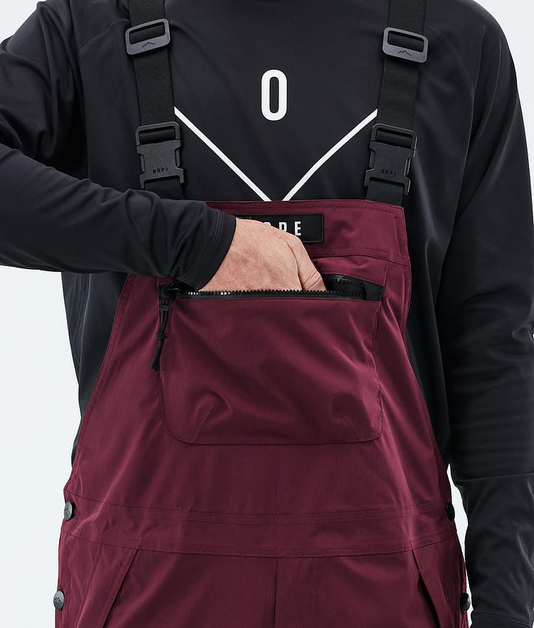 Vertex Skihose Herren Burgundy, Image 6 of 7