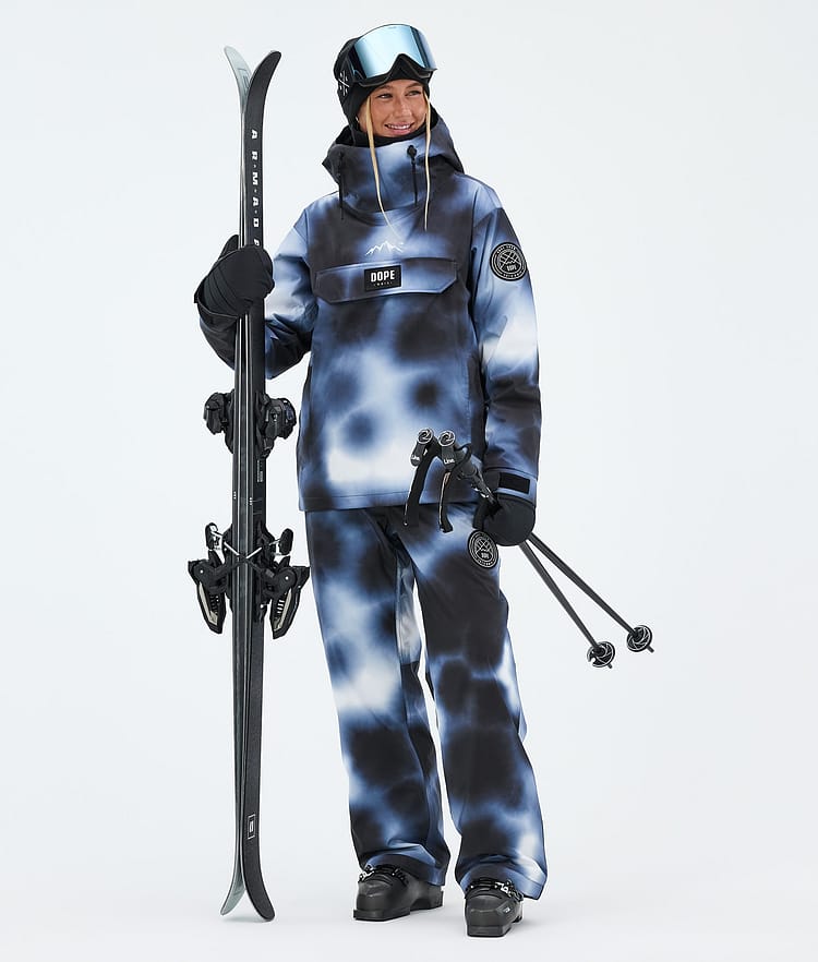 Blizzard W Ski Pants Women Dark Blue Tiedye, Image 2 of 5
