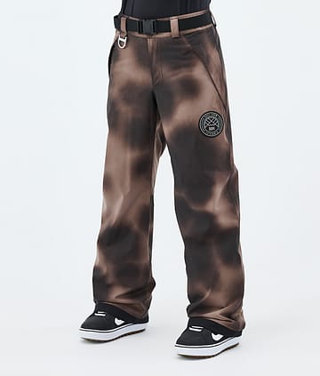 Blizzard W Snowboard Pants Women Brown Tiedye