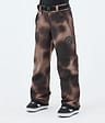 Blizzard W Kalhoty na Snowboard Dámské Brown Tiedye
