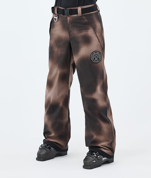 Blizzard W Ski Pants Women Brown Tiedye