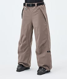 Dope Big W Ski Pants Women Walnut