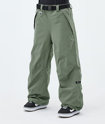 Big W Snowboard Pants Women Moss Green
