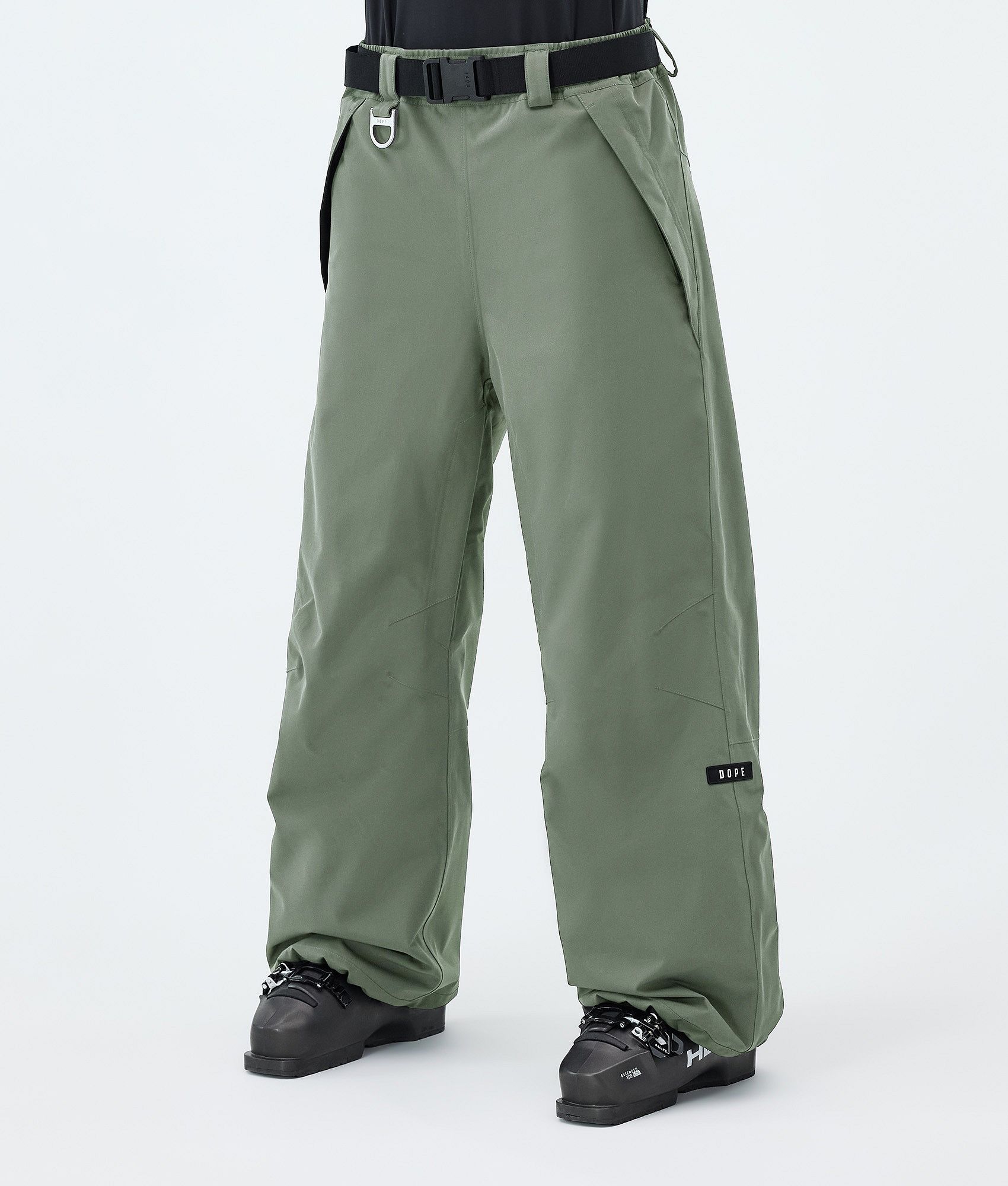 スキーウェア　パンツ　M デモモデル　ボードウェア　水玉　グリーン Dope Big W スキーパンツ レディース Moss Green - グリーン