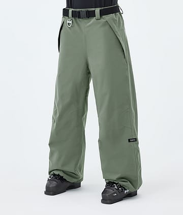 Big W Ski Pants Women Moss Green