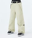 Dope Big W Snowboard Pants Women Dirty White
