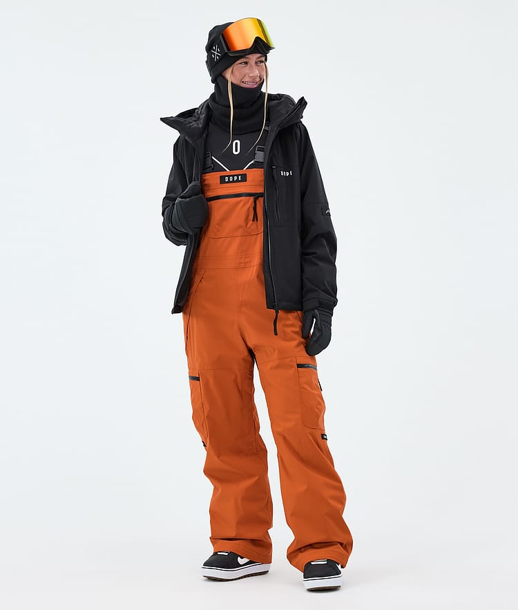 Vertex W Snowboard Broek Dames Burned Orange, Image 2 of 7