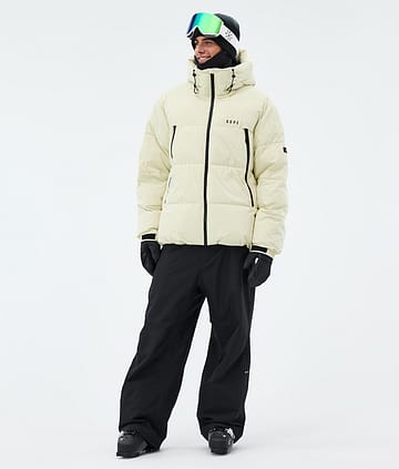 Puffer Ski Outfit Men Dirty White/Black
