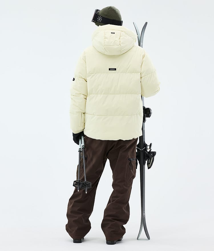 Puffer Skidoutfit Herr Dirty White/Dark Brown, Image 2 of 2