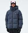 Puffer Giacca Snowboard Uomo Metal Blue