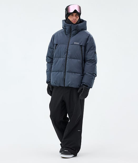Puffer Snowboard Outfit Metal Blue/Black