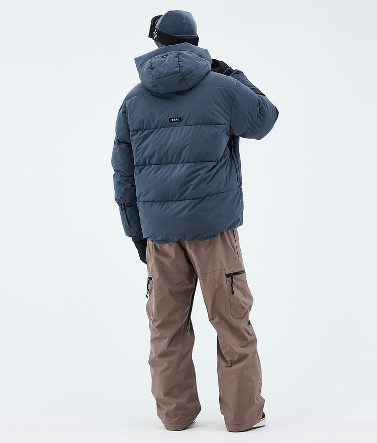 Puffer Snowboardoutfit Herre Metal Blue/Walnut, Image 2 of 2