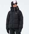 Puffer W Bunda na Snowboard Dámské Black
