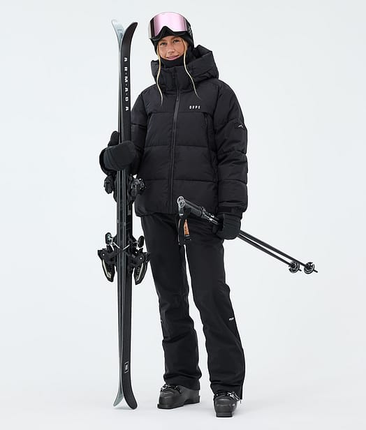 Puffer W Outfit Ski Black