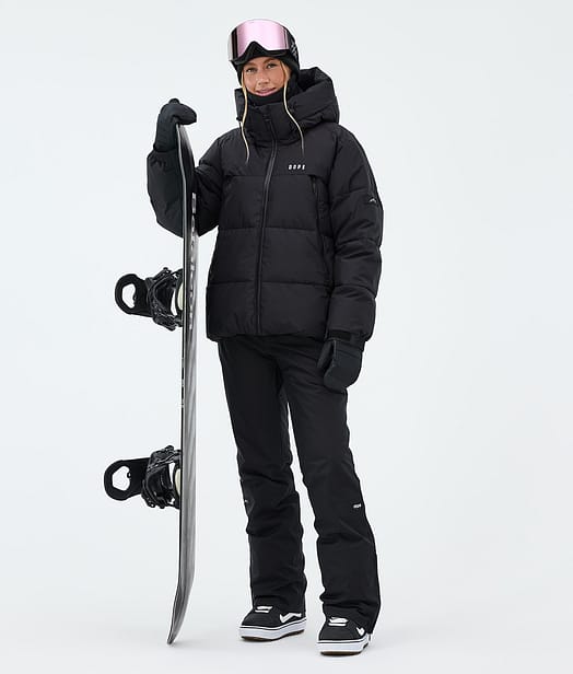 Puffer W Snowboard Outfit Black