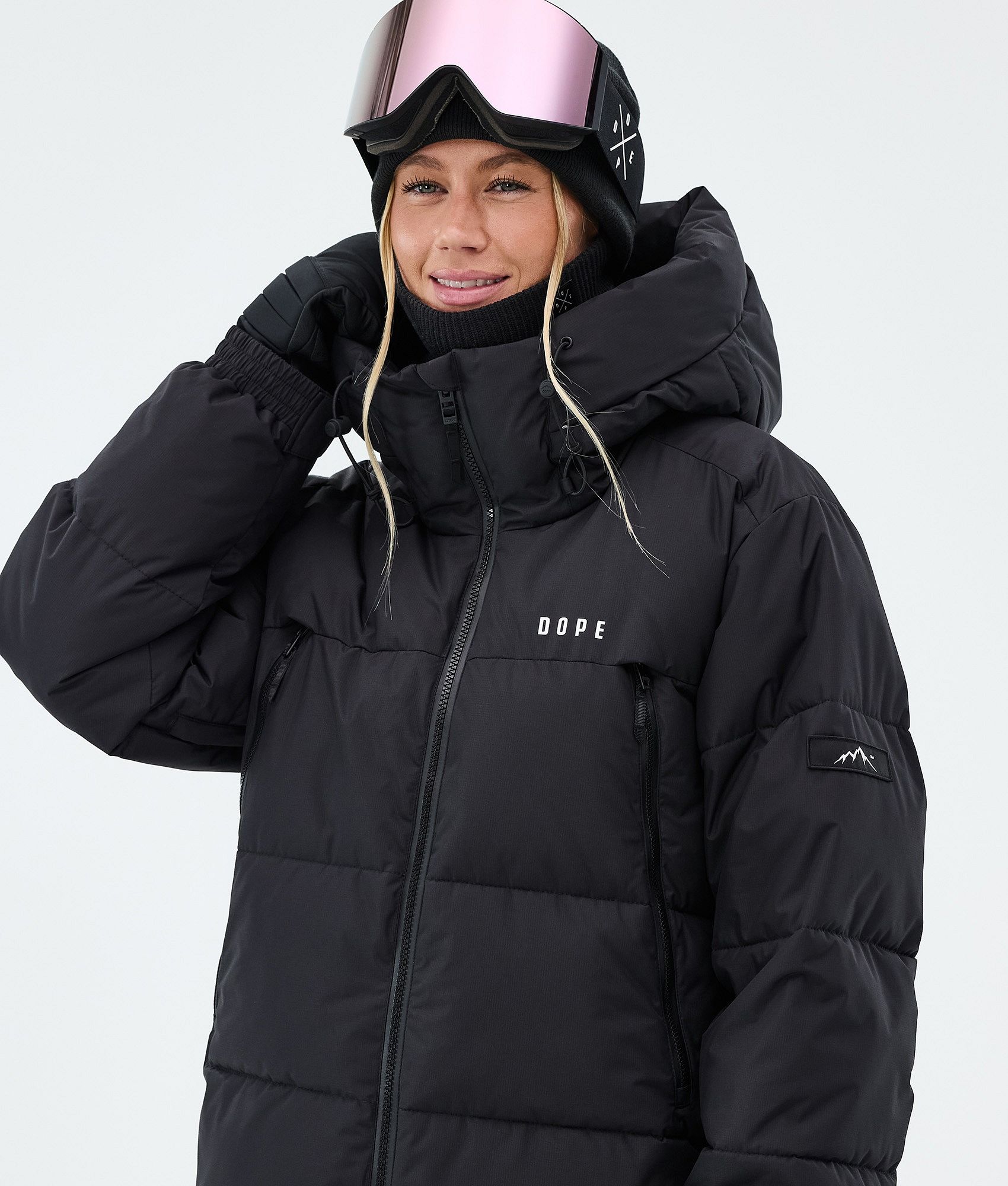 Dope Puffer W スノーボードジャケット レディース Black - ブラック