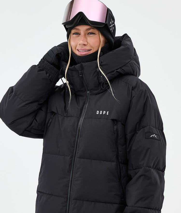 Puffer W Snowboard Jacket Women Black, Image 4 of 8