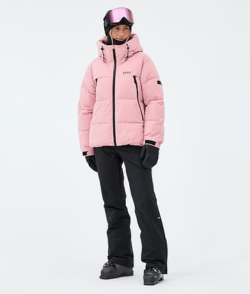 Puffer W Outfit de Esquí Mujer Soft Pink/Black