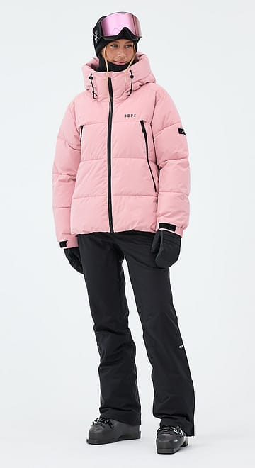 Puffer W Ski Outfit Women Soft Pink/Black