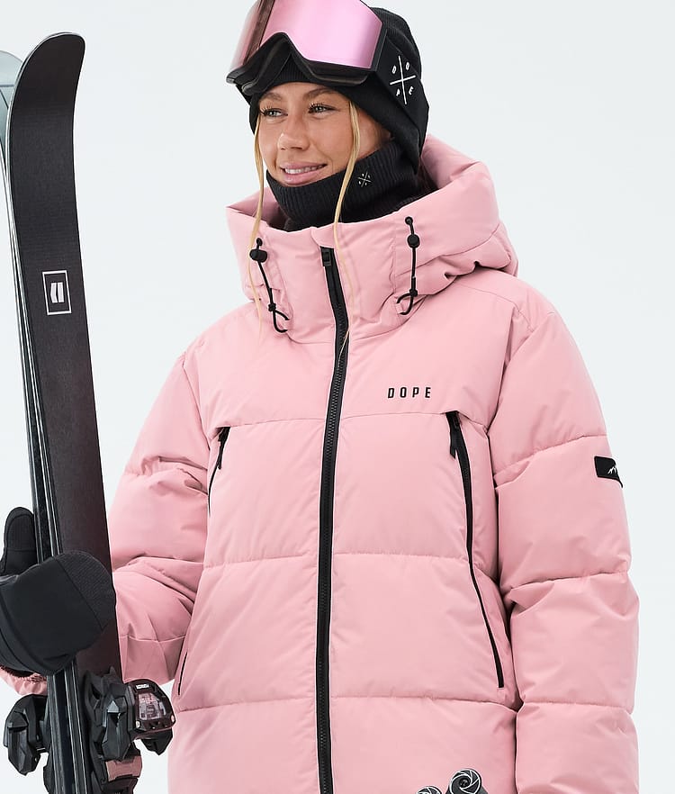 Puffer W Ski Jacket Women Soft Pink, Image 4 of 8