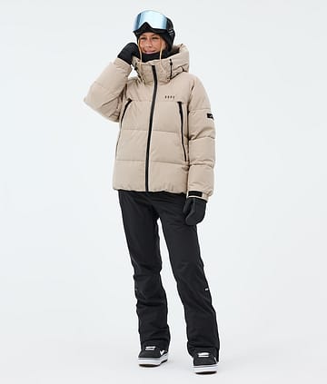 Puffer W Outfit Snowboard Femme Sand/Black
