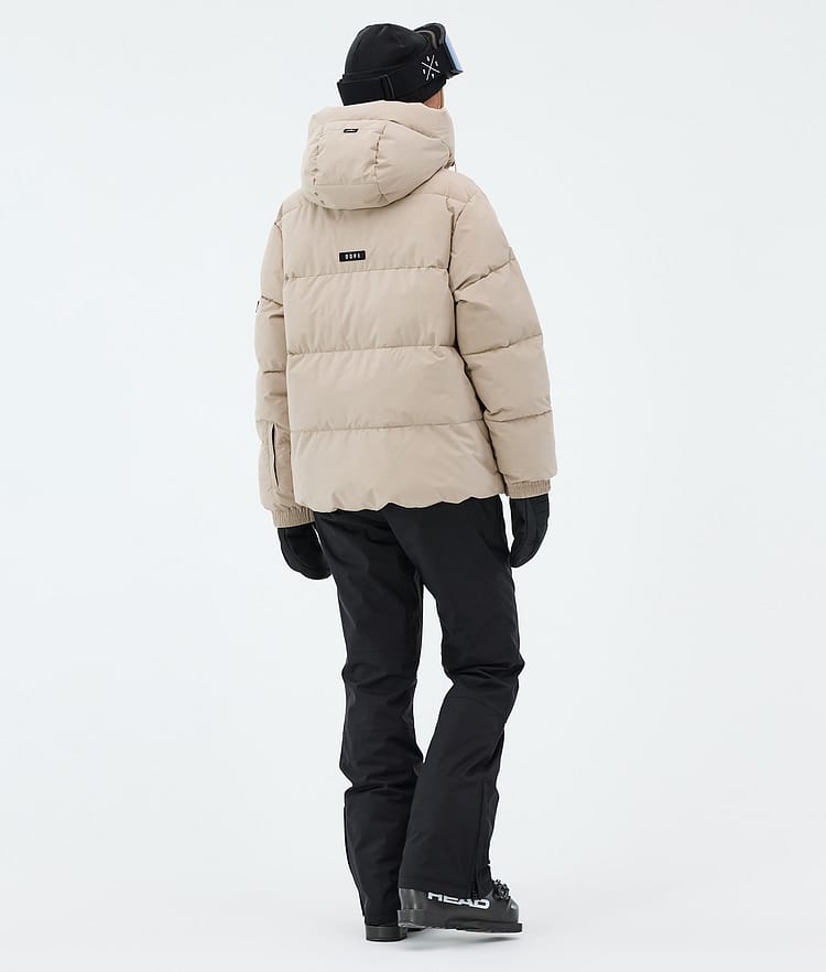 Puffer W Ski Jacket Women Sand, Image 3 of 8