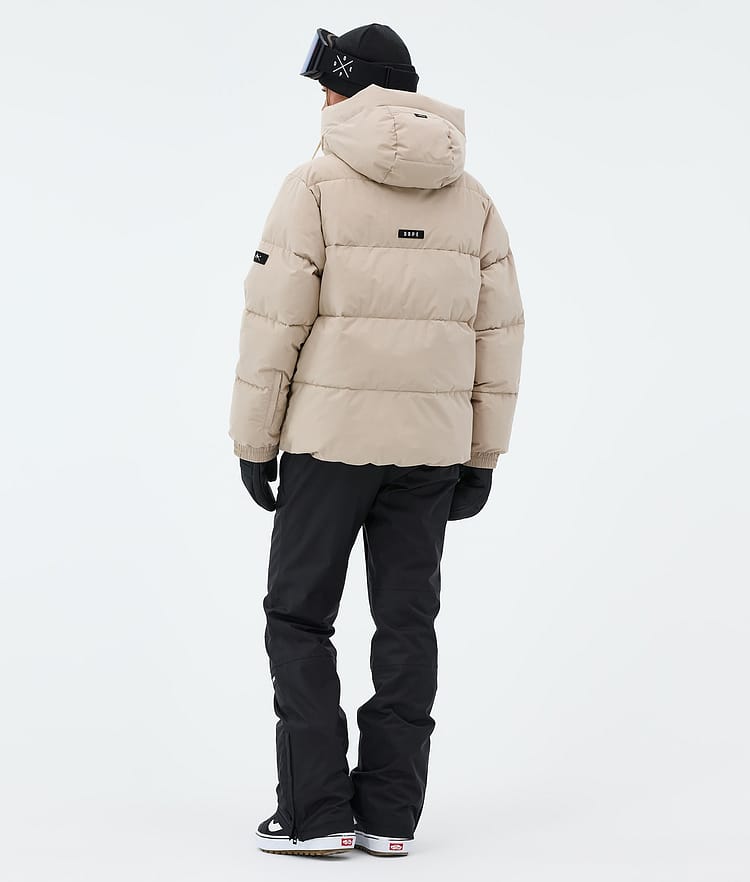 Puffer W Snowboard Jacket Women Sand, Image 3 of 8