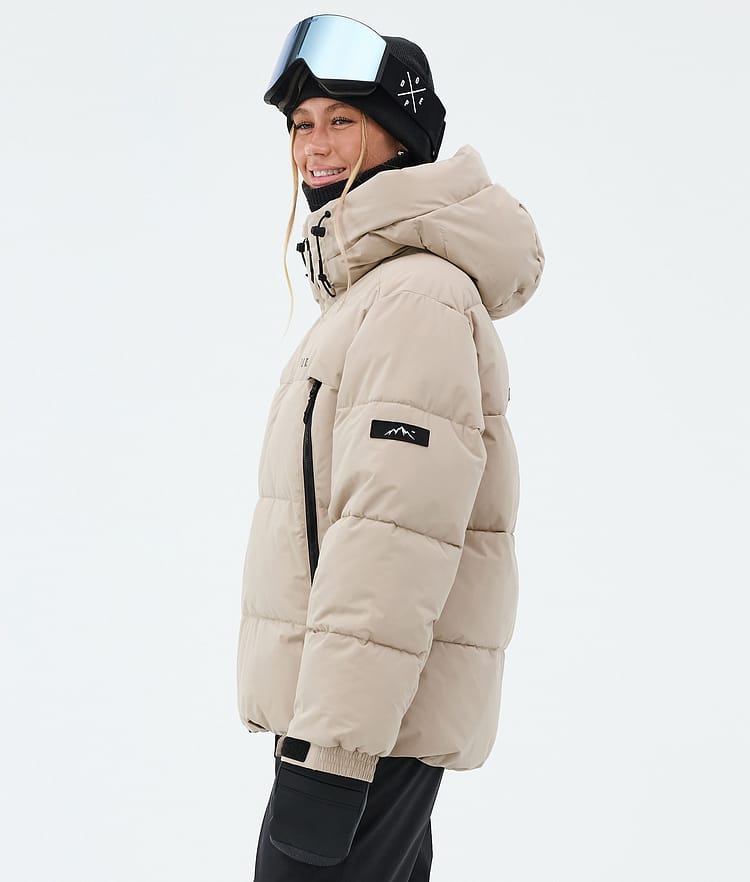 Puffer W Ski Jacket Women Sand, Image 5 of 8