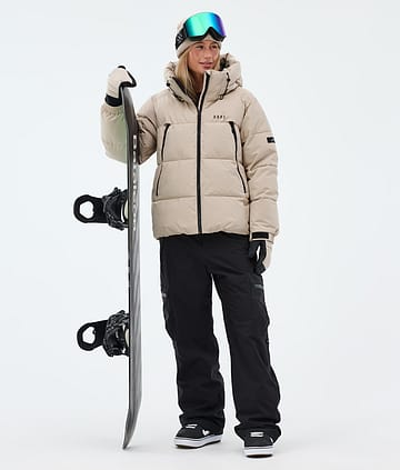Puffer W Outfit Snowboard Femme Sand/Black