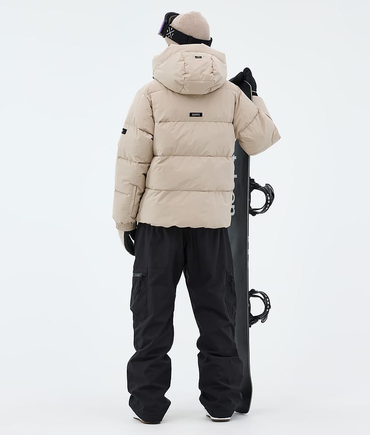 Puffer W Outfit Snowboard Femme Sand/Black, Image 2 of 2
