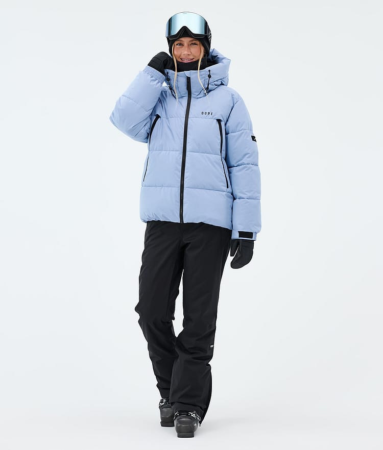 Puffer W Ski Jacket Women Light Blue, Image 2 of 8