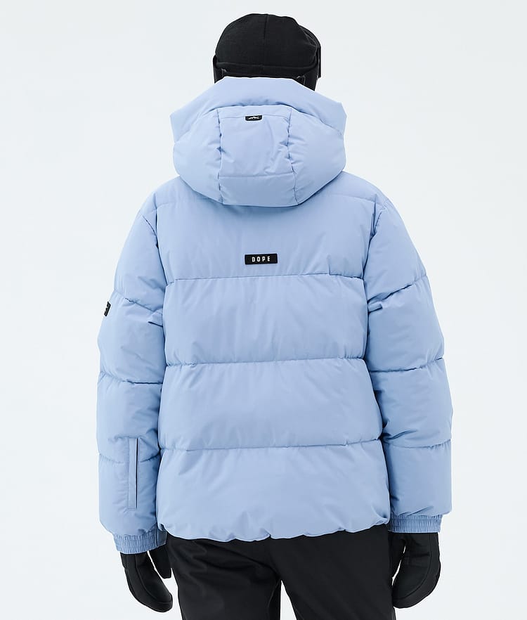 Puffer W Ski Jacket Women Light Blue, Image 6 of 8