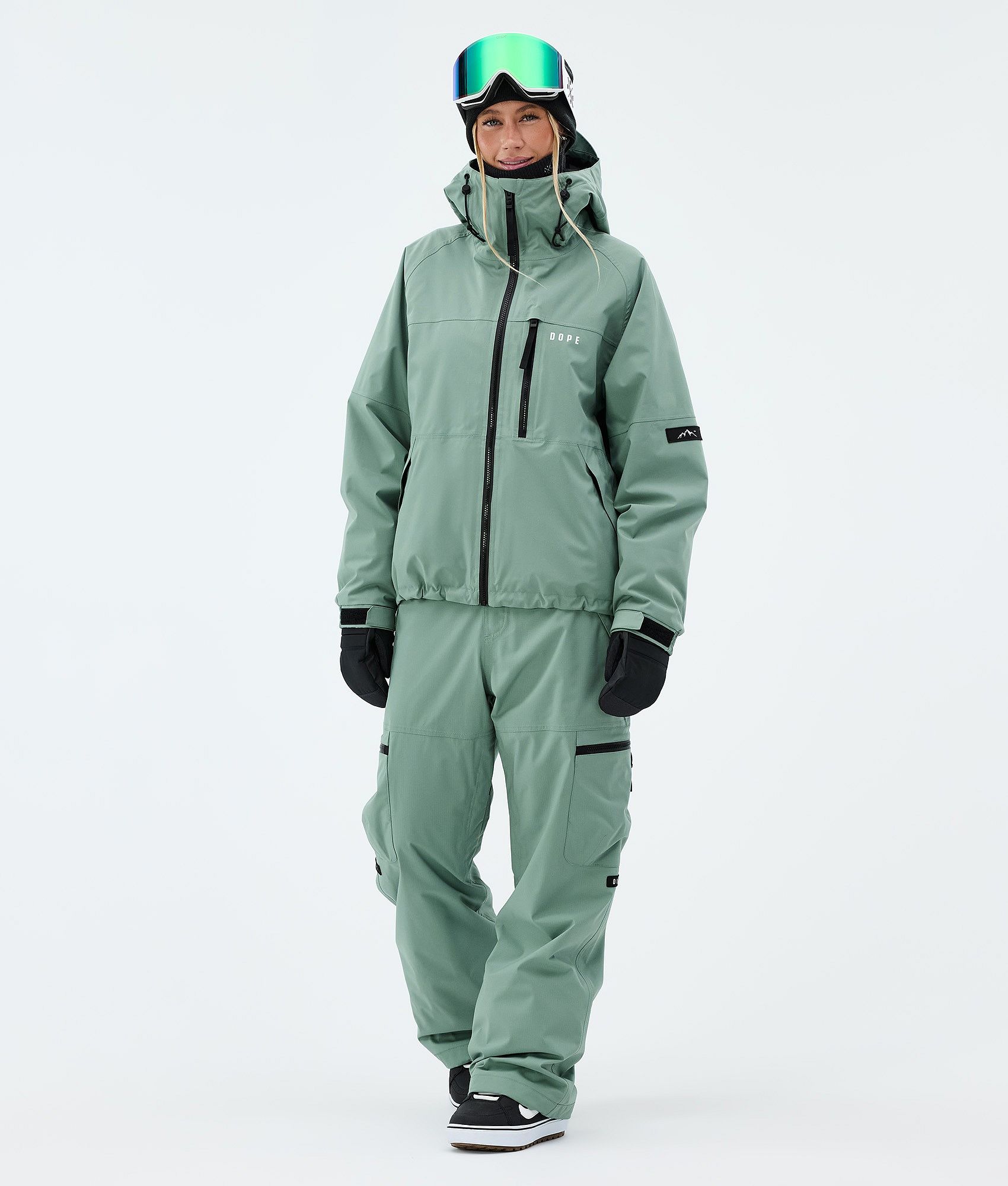 Dope Apex W Snowboard Pants Women Faded Green | Dopesnow CA