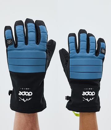 Ace Ski Gloves Blue Steel