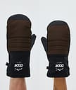 Dope Ace Snow Mittens Men Dark Brown