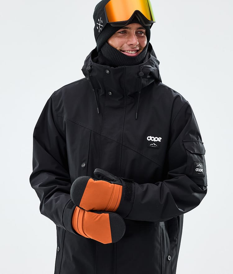 Ace Snow Mittens Burned Orange, Image 4 of 4