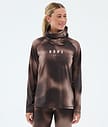 Dope Snuggle W Basislaag Top Dames MMIX Brown Tiedye
