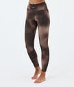Dope Snuggle W Basislaag Broek Dames MMIX Brown Tiedye