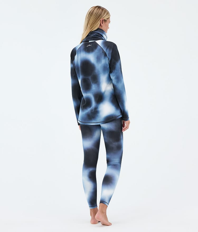 Snuggle W Basislaag Broek Dames MMIX Dark Blue Tiedye, Image 4 of 7