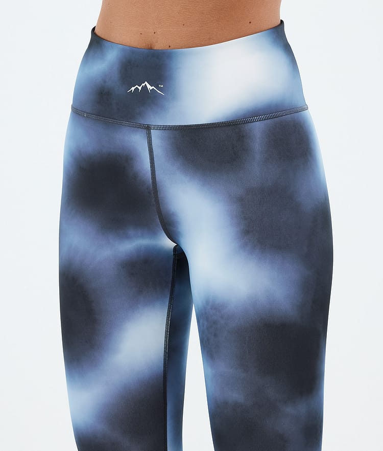 Snuggle W Basislaag Broek Dames MMIX Dark Blue Tiedye, Image 5 of 7