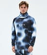 Snuggle Basislaag Top Heren Dark Blue Tiedye