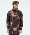 Snuggle Basislaag Top Heren Brown Tiedye